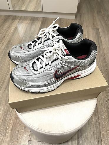 pull and beer: 🔥Оригинал Nike Initiator (Silver/Red) — Размер 42.5 / 27 см (Из — 2