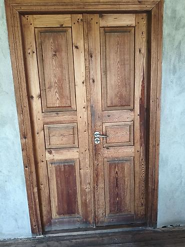 Otaq qapıları: Taxta qapı dəsti - Material: təbii ağac (klassik panelli dizayn — 5