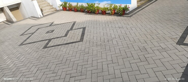 Tamet: Beton dekorativ tamet döşəmə - Material: vibro-press beton tamet (daş — 1