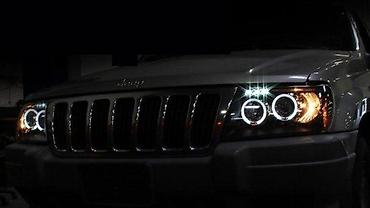 Farovi: CRNI ANGEL EYES LED FAROVI JEEP GRAND CHEROKEE WJ | Crni tuning — 3