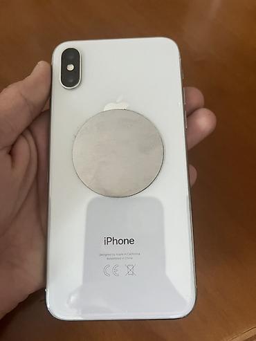 iphone oguz: IPhone X, 64 GB, Ağ, Face ID — 7