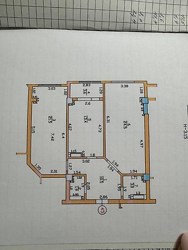 Продажа квартир: 2 комнаты, 78 м², Элитка, 7 этаж, Дизайнерский ремонт — 3