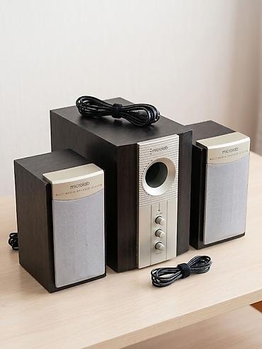İşlənmiş Microlab Kolonka, Növ - Akustik, rəng - Gümüşü