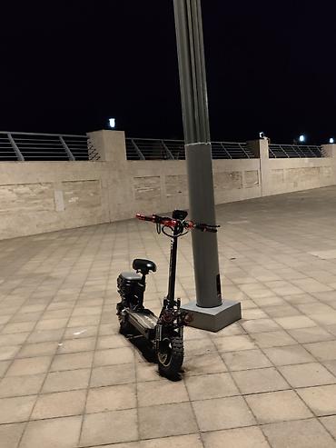 elikdirikli sukuter: Elektrik skuter – off-road təkərlər və oturacaqlı - Güclü — 4