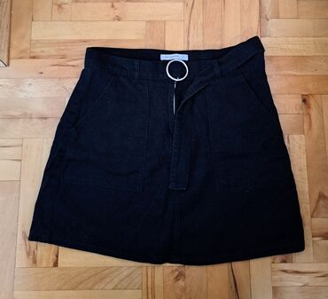 crna suknja osomota: M (EU 38), Mini, bоја - Crna