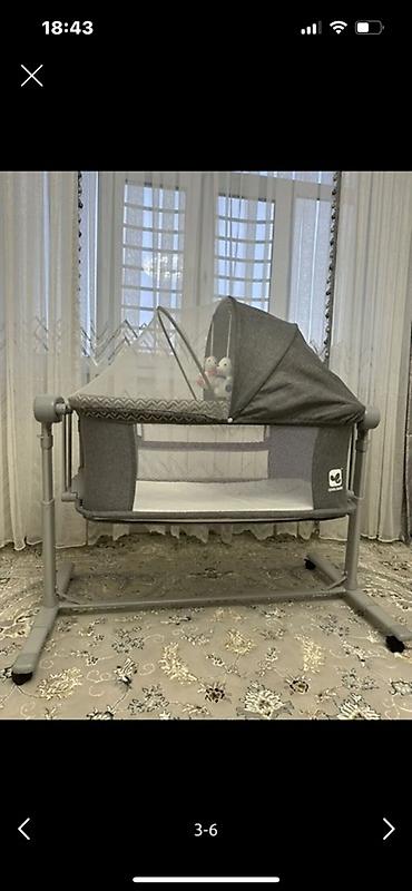 Люльки: Люлька, Колыбель, Металл, цвет - Серый — 2