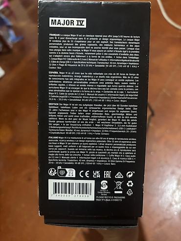 Qulaqcıqlar: Marshall Major IV Bluetooth qulaqlıq - 80+ saatadək simsiz istifadə — 4