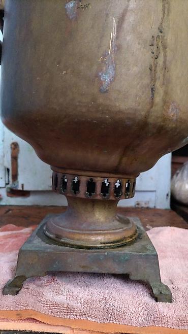 qədim samovar satisi: İşlənmiş Od Samovar, 10 l, Ünvandan götürmə — 5
