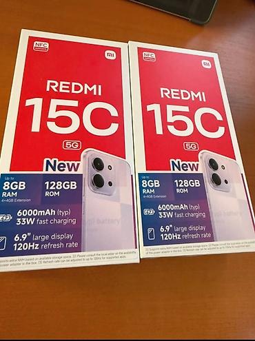 redmi note 9 pro купить в бишкеке: Redmi, Redmi 15C, Новый, 4 ГБ, цвет - Черный, В рассрочку, 2 SIM — 1