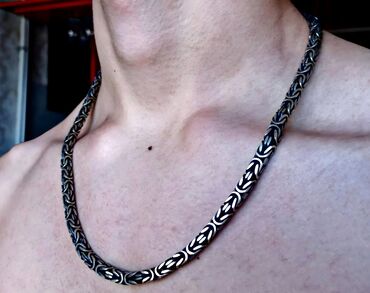 Серебряные цепочки: Серебряная цепь «Рамзес» 140 гр, 60 см Ручная работа, серебро 925 — 34