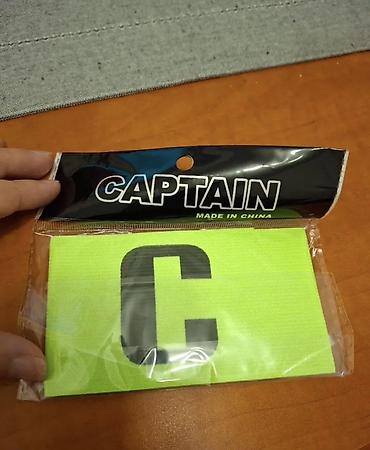 polis idman geyimi: Futbol kapitan sarğısı – “C” işarəli Yenidir, paketindədir — 1