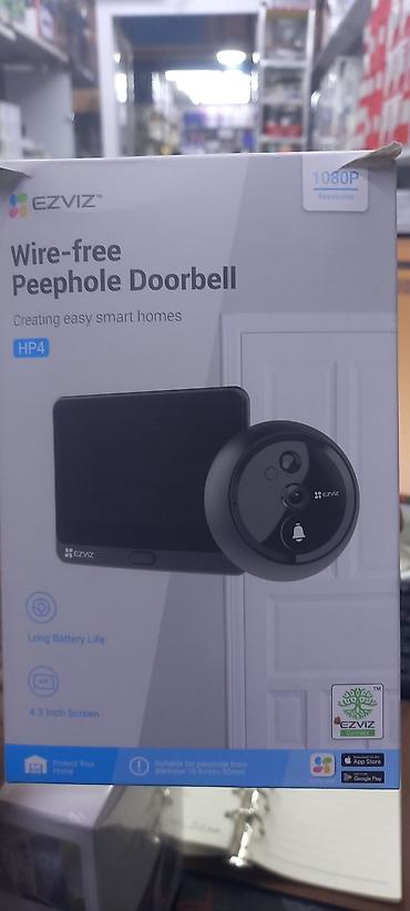 almurut store: EZVIZ Wire-free Peephole Doorbell – умные дверные глазки/звонки без — 3