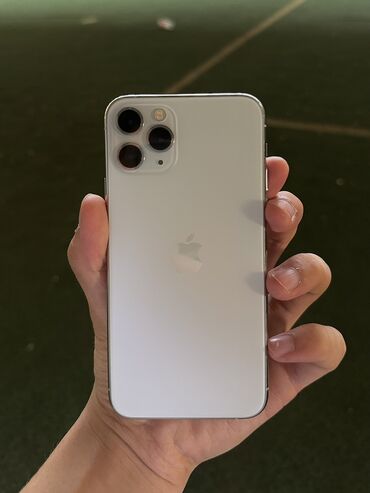 телефоо: IPhone 11 Pro, Колдонулган, 256 ГБ, Ак, Коргоочу айнек, 81 %