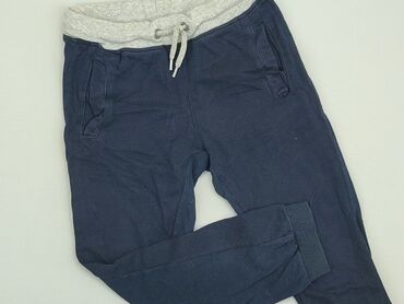 krótkie spodenki z szelkami dla chłopca: Sweatpants, Boys, 10 years, 134/140, condition - Fair