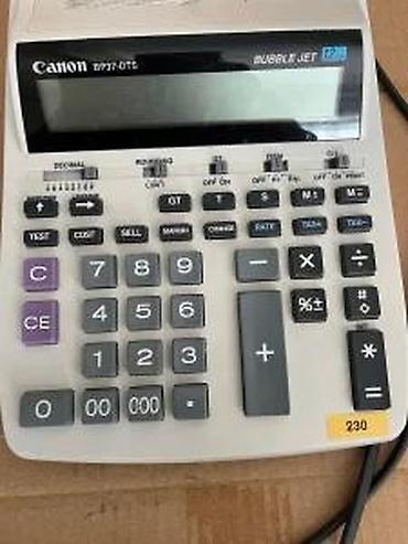 Druga oprema za računare i laptopove: Canon BP37-DTS Bubble Jet računarski kalkulator sa štampom - — 16