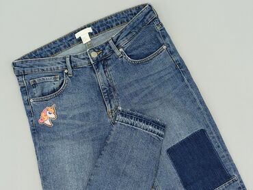 spodnie szwedy jeans: Jeansy damskie, H&M, L