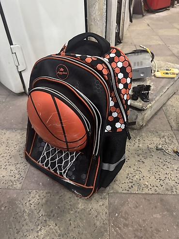 баскетбольный мяч: Məhsul: Glossy Bird məktəb çantası – basketbol temalı - Rəng və — 2