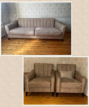 *✔️270 man(Qaraçuxur).* *Satılır:* Divan+2 ədəd kreslo. *Vəziyyəti:*