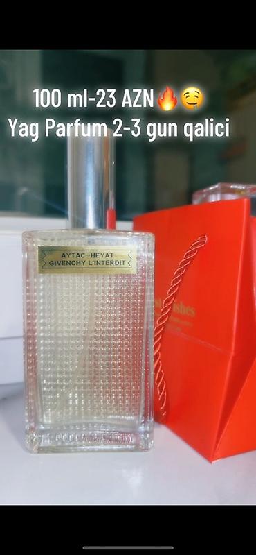 Ətriyyat: Məhsul: “AYTAC & HEYAT” Parfume yağ əsaslı ətirlər - Tərkib: yağ — 3