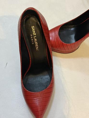 tufliler: Orijinal Saint Laurent Paris qadın stilettosu - Ölçü: 37.5-38 — 1
