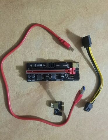 Раизеры. Райзер 4pin(molex+переходник на SATA) USB кабель 60см В