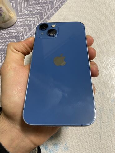 списанные айфоны за 0 рублей: IPhone 13, Колдонулган, 256 ГБ, Көгүлтүр, Коргоочу айнек, Куту, 79 %