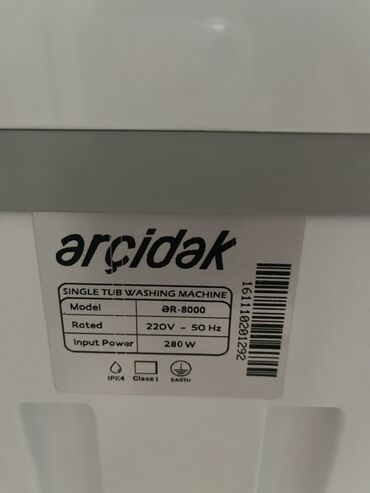 Paltaryuyan maşınlar: Paltaryuyan maşın 6 kq, İşlənmiş, Yarımavtomat, Qurutmasız, Kredit yoxdur, Ünvandan götürmə — 2