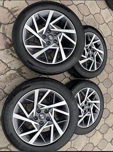 Колеса в сборе 225 / 55 / R 18, Лето, Новый, Комплект, Легковые, Литые, отверстий - 5 at lalafo.kg Колеса в сборе 225 / 55 / R 18, Лето, Новый, Комплект, Легковые, Литые, отверстий - 5