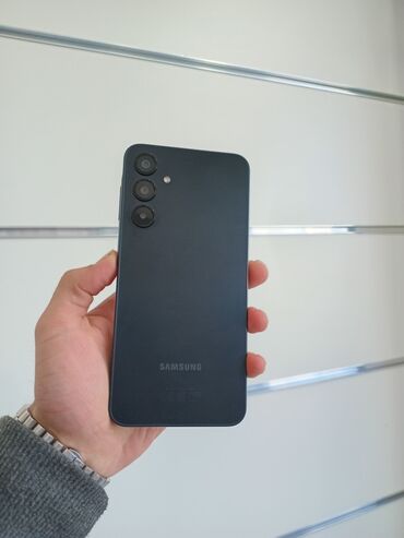 samsung s12: Samsung Galaxy A15, 128 GB, rəng - Qara, Barmaq izi, Düyməli