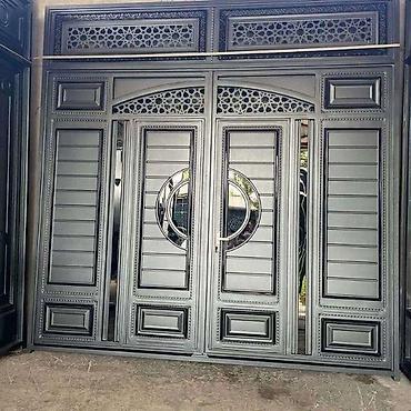 Откатные ворота: Металлические ворота с декоративной отделкой. Подходят для установки — 29