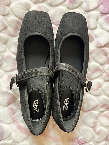 Туфли: Туфли, 38, 39, Zara, Новый, цвет - Черный, Самовывоз, Платная доставка — 1