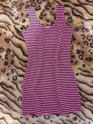 pink haljinica broj: 3XL (EU 46), bоја - Šareno, Oversize, Na bretele