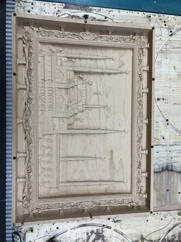 Панно: Резные панно из дерева - Материал: массив светлой породы (ясень/бук — 12