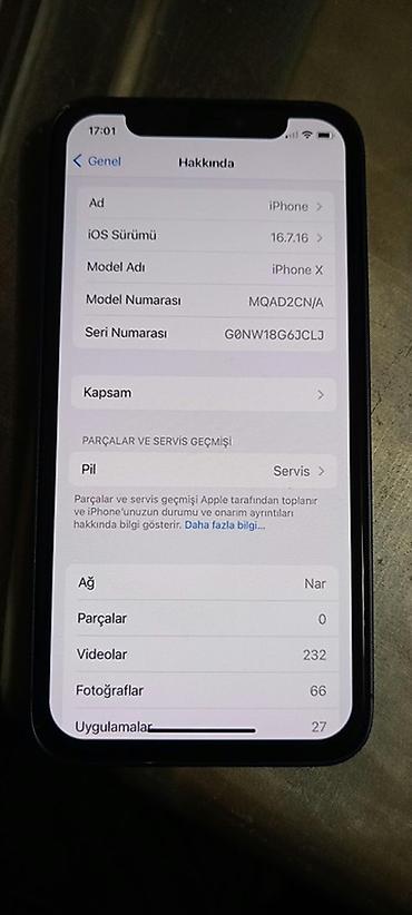 iphone kiredit: IPhone X, 64 GB, Mavi — 4