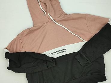 bezowa bluza pull and bear: PULL&BEAR, Bluza z kapturem damska, rozmiar M — 1