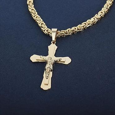 Ogrlice: Lančići sa verskim privescima – više modela - Materijal: nerđajući — 4