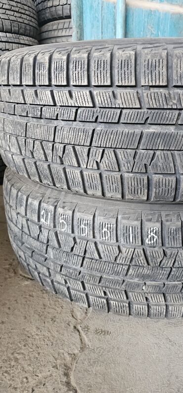 Шины: Шины 215 / 55 / R 18, Зима, Б/у, Пара, Легковые, Япония, Yokohama