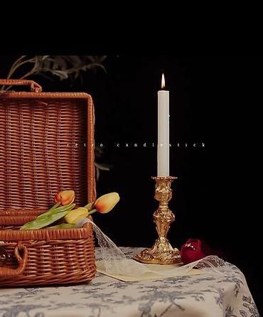 Şamdanlar: Bu şamdan dəsti şam işığı ilə romantik bir atmosfer yaratmaq üçün — 2