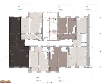 2 комнаты, 72 м², Элитка, 8 этаж, ПСО (под самоотделку)