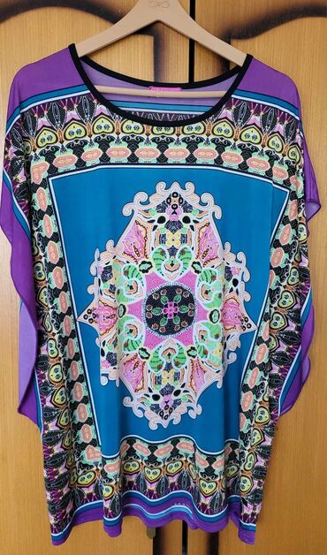 heklane bluze i tunike: One size, Cvetni, bоја - Šareno