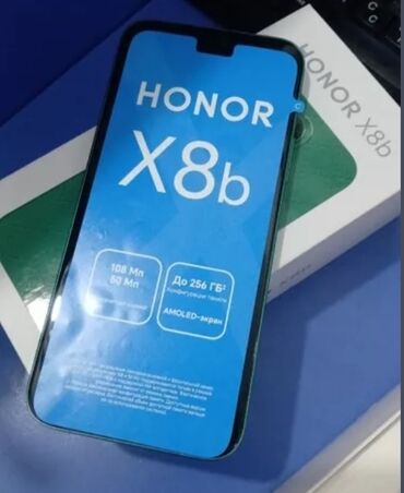 телефон fly 112: Honor X8b, 256 ГБ, цвет - Зеленый, Отпечаток пальца, Две SIM карты