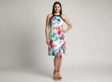 sukienki z odcięciem pod biustem: Sukienka damska, rozmiar S