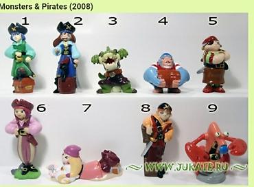 Figurice za decu: Kinder igracke razne - funny students, šrek, simpsonovi, dekster, duh — 6