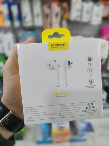 Qulaqcıqlar: Yeni Simsiz (Bluetooth) Qulaqcıqlar, Apple, rəng - Ağ — 4