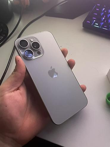 Apple iPhone: IPhone 15 Pro Max, 256 ГБ, Natural Titanium, Коробка, 86 % — 2