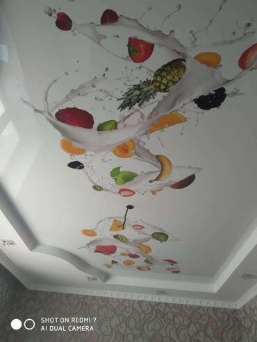 Натяжной потолок: Натяжной потолок Матовое, Глянцевое, 3D потолки Демонтаж, Монтаж, Бесплатная консультация — 7