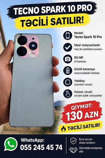 Мобильные телефоны и аксессуары: Tecno Spark 10 Pro — 1