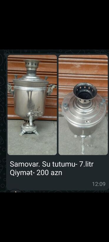 tulskiy samovar: İşlənmiş Od Samovar, 7 l, Ünvandan götürmə