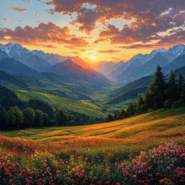 Картины: Картины для интерьера — серия пейзажей и флористики - Картина 1 — 11