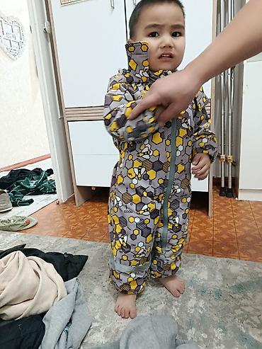 Верхняя одежда: Детский комбинезон-слип для межсезонья/холодной погоды. - Цельный — 3